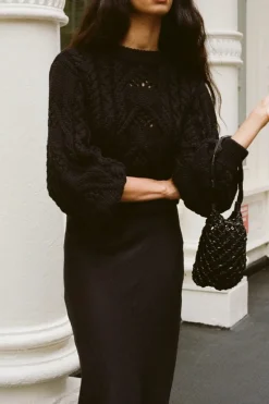 Alanna Knit Jumper Black - Final Sale