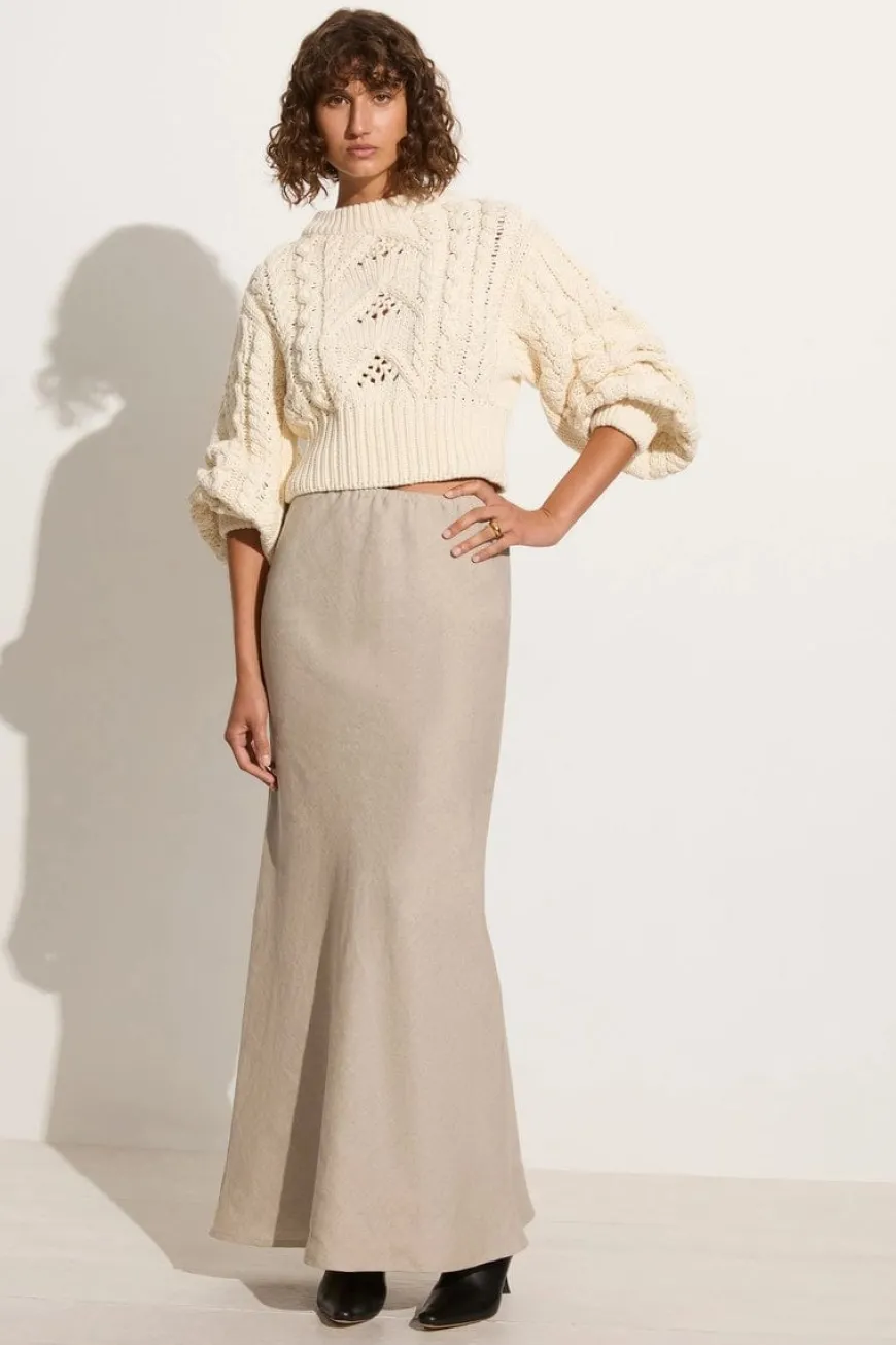 Alanna Knit Jumper Off White - Final Sale