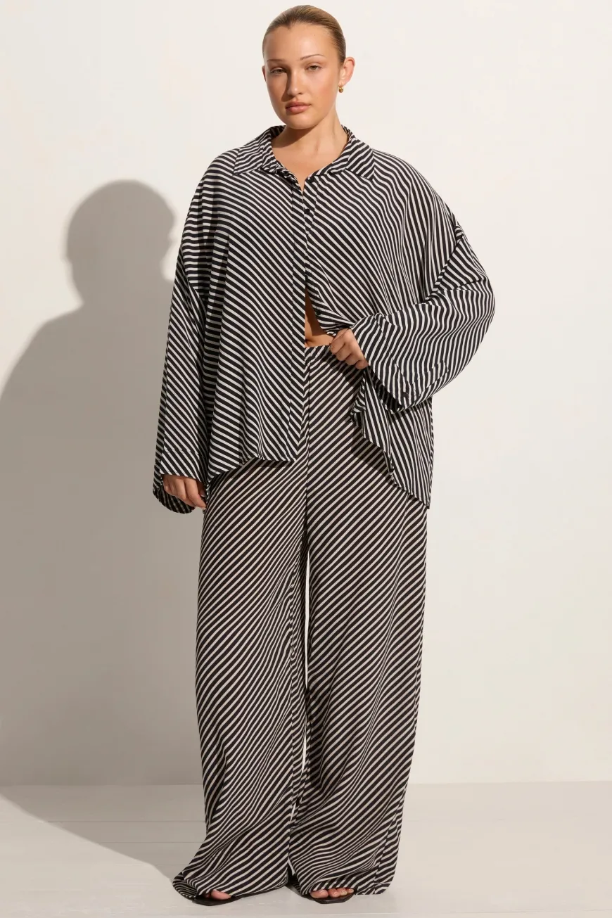 Amici Shirt Toscano Stripe Black
