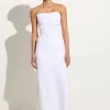 Amreli Maxi Skirt White - Final Sale