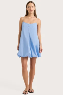 Anais Mini Dress Mid Blue