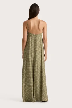 Anessa Maxi Dress Oliander Khaki
