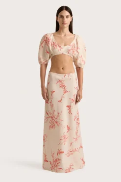 Antibes Maxi Skirt Leilani Vermilion