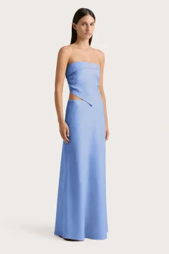 Antibes Maxi Skirt Mid Blue