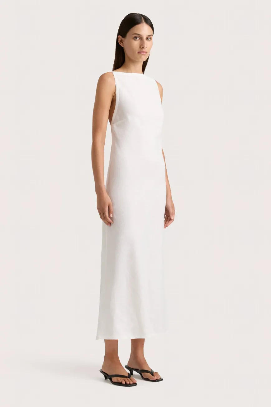 Antibes Midi Dress White
