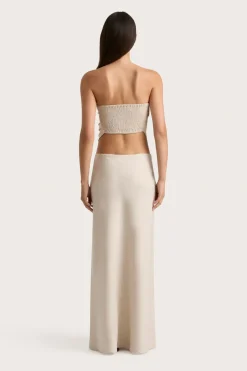 Antibes Strapless Top Sand