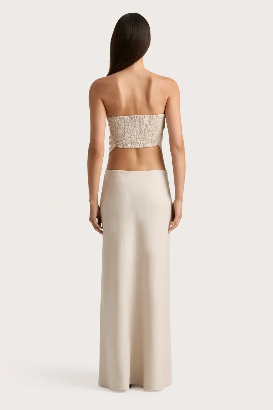Antibes Strapless Top Sand