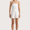 Antibes Strapless Top White