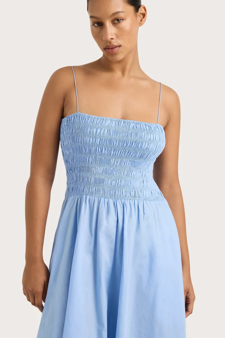 Antoine Maxi Dress Mid Blue