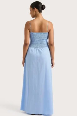 Antoine Maxi Dress Mid Blue