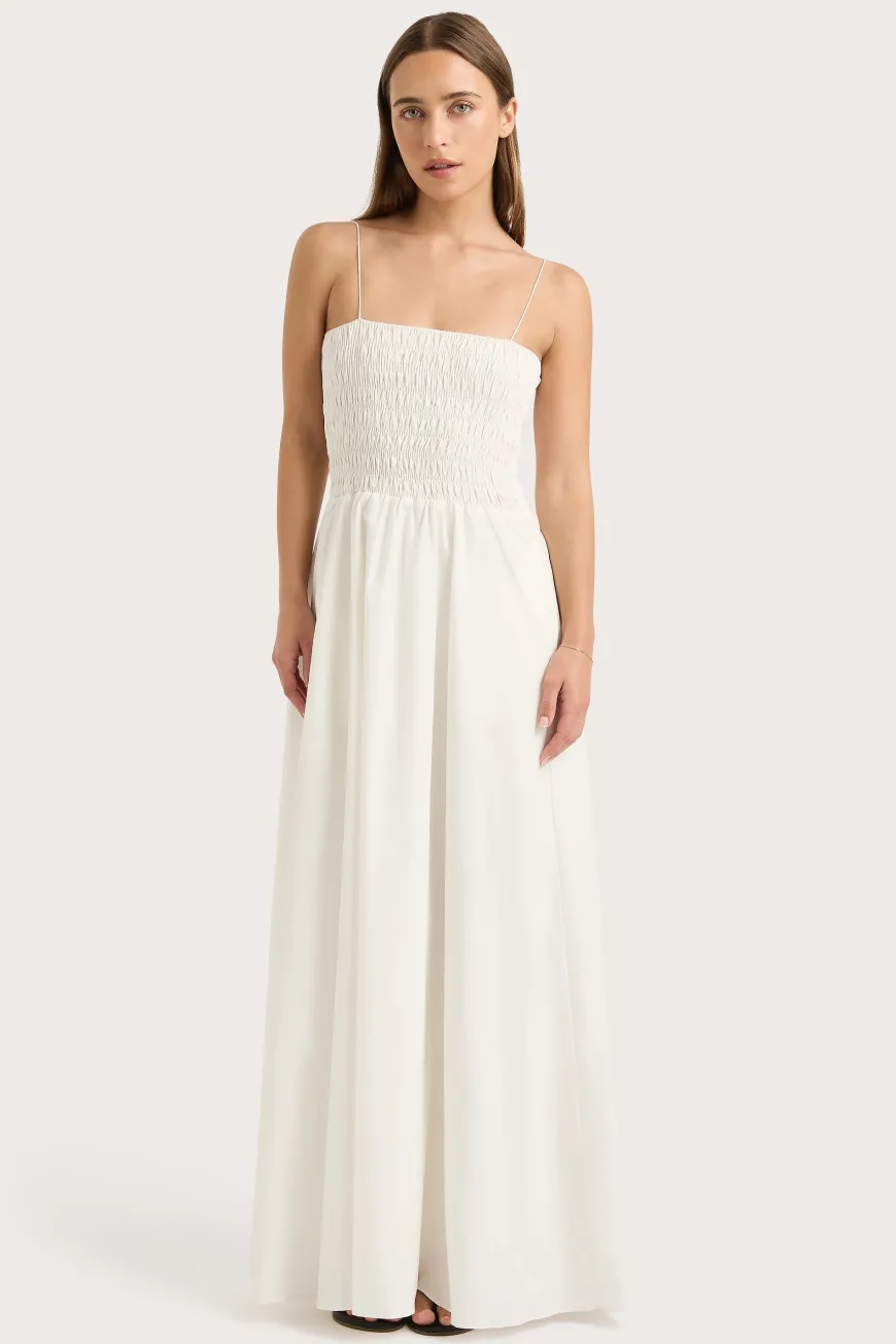 Antoine Maxi Dress White