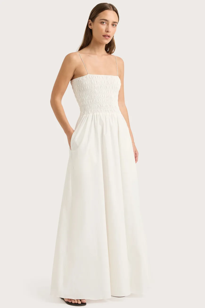 Antoine Maxi Dress White