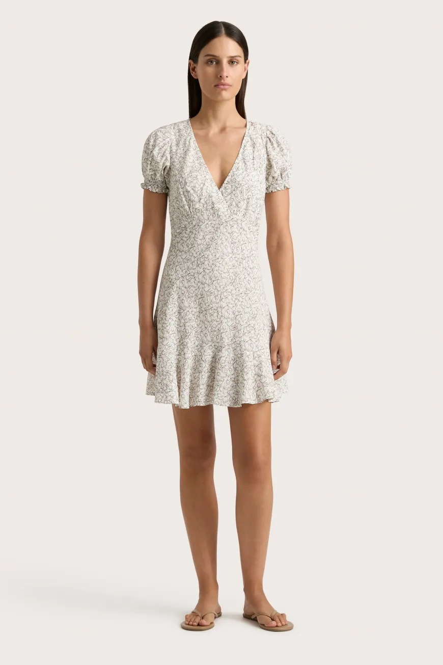 Aurelia Mini Dress Calla Umber