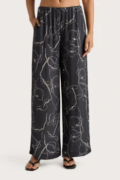 Aurelie Pant Calla Charred Navy