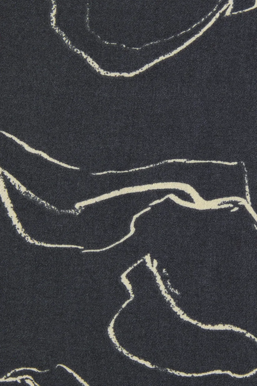 Aurelie Pant Calla Charred Navy