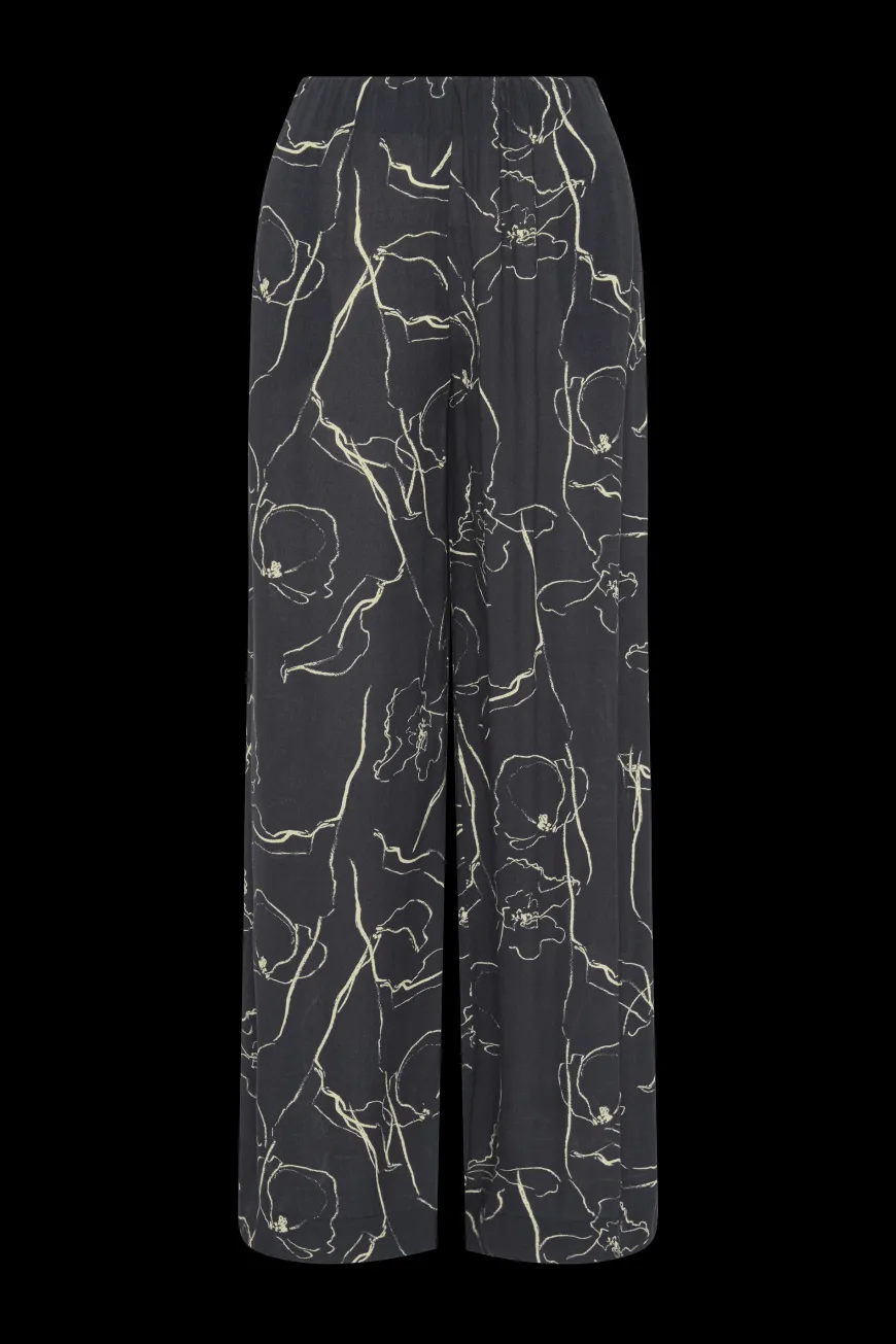 Aurelie Pant Calla Charred Navy