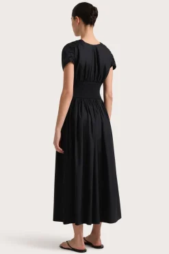 Auve Midi Dress Black