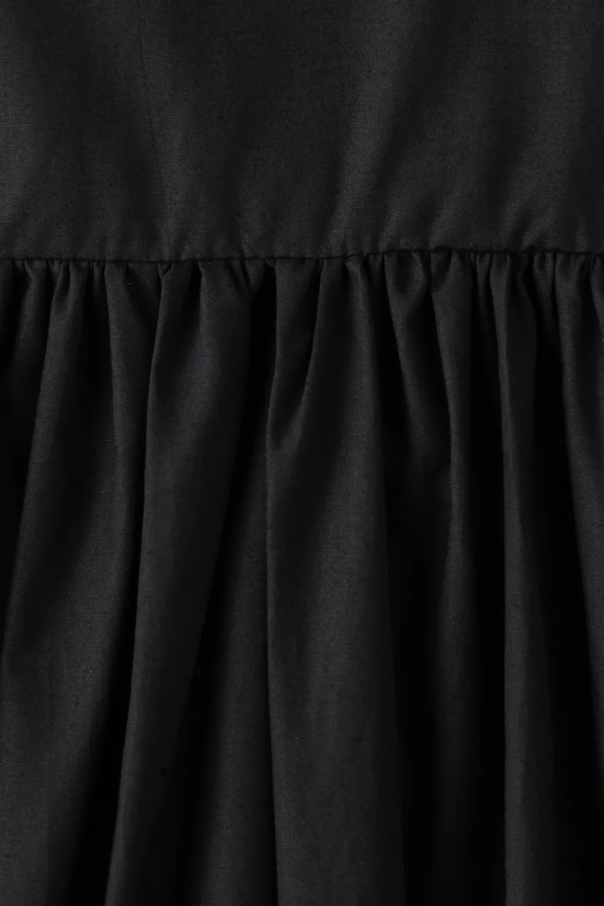 Auve Midi Dress Black