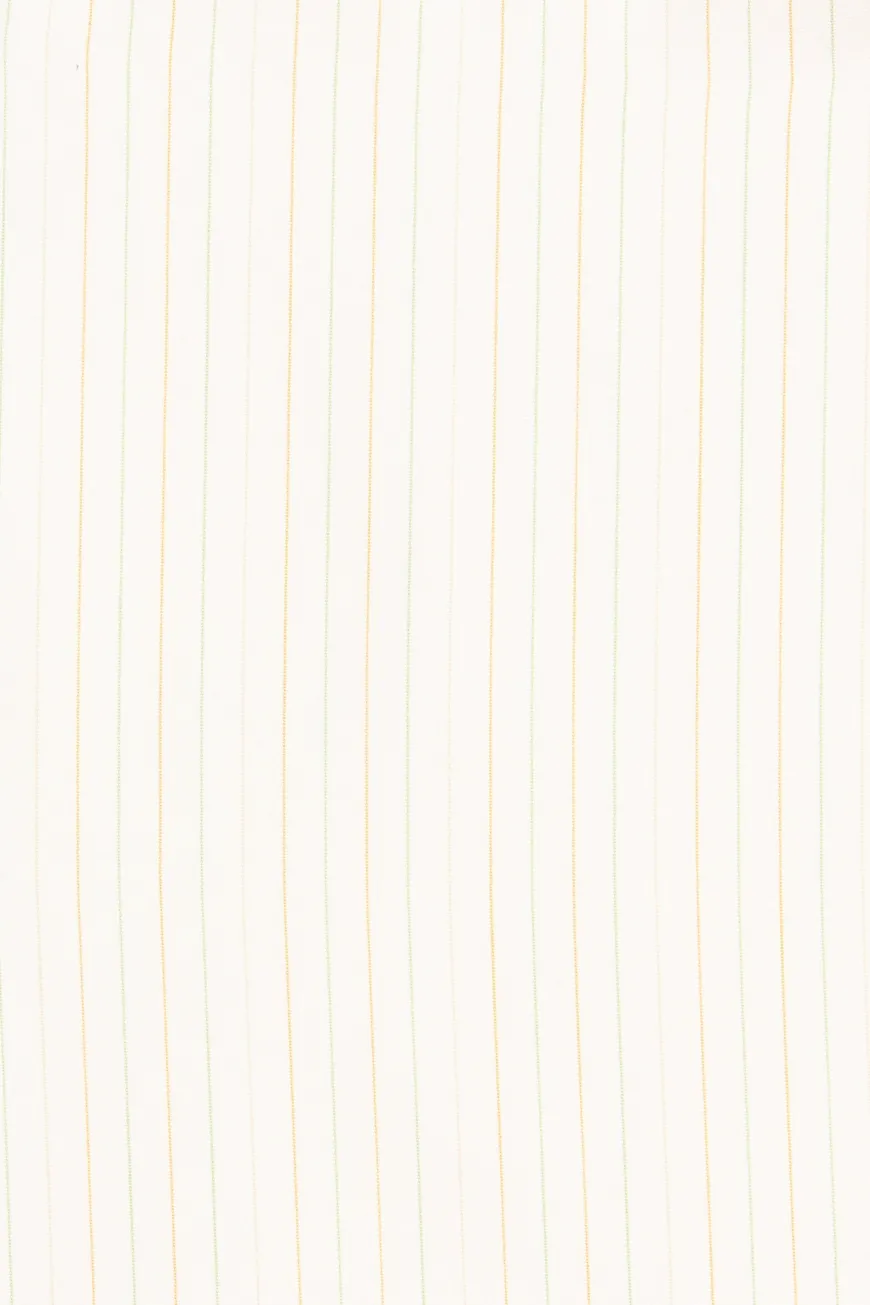 Aya Mini Dress Cream Pinstripe