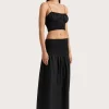 Baia Midi Skirt Black