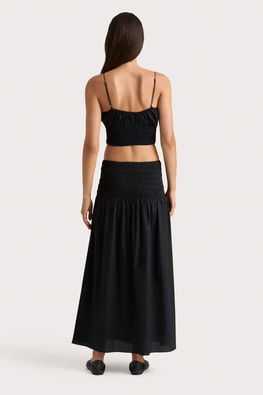 Baia Midi Skirt Black