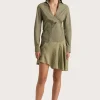 Baia Wrap Shirt Khaki