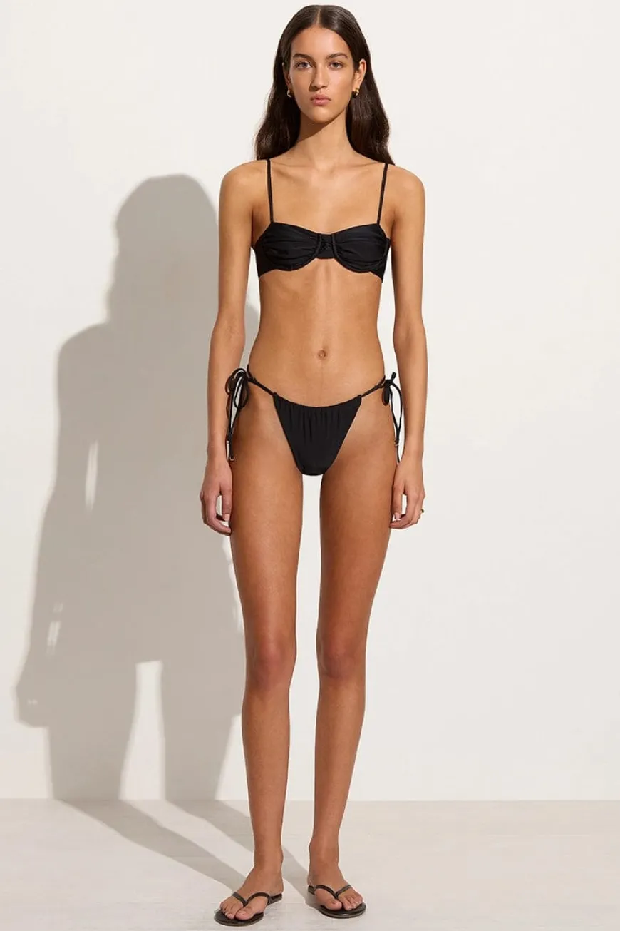 Baja Bikini Top Black - Final Sale
