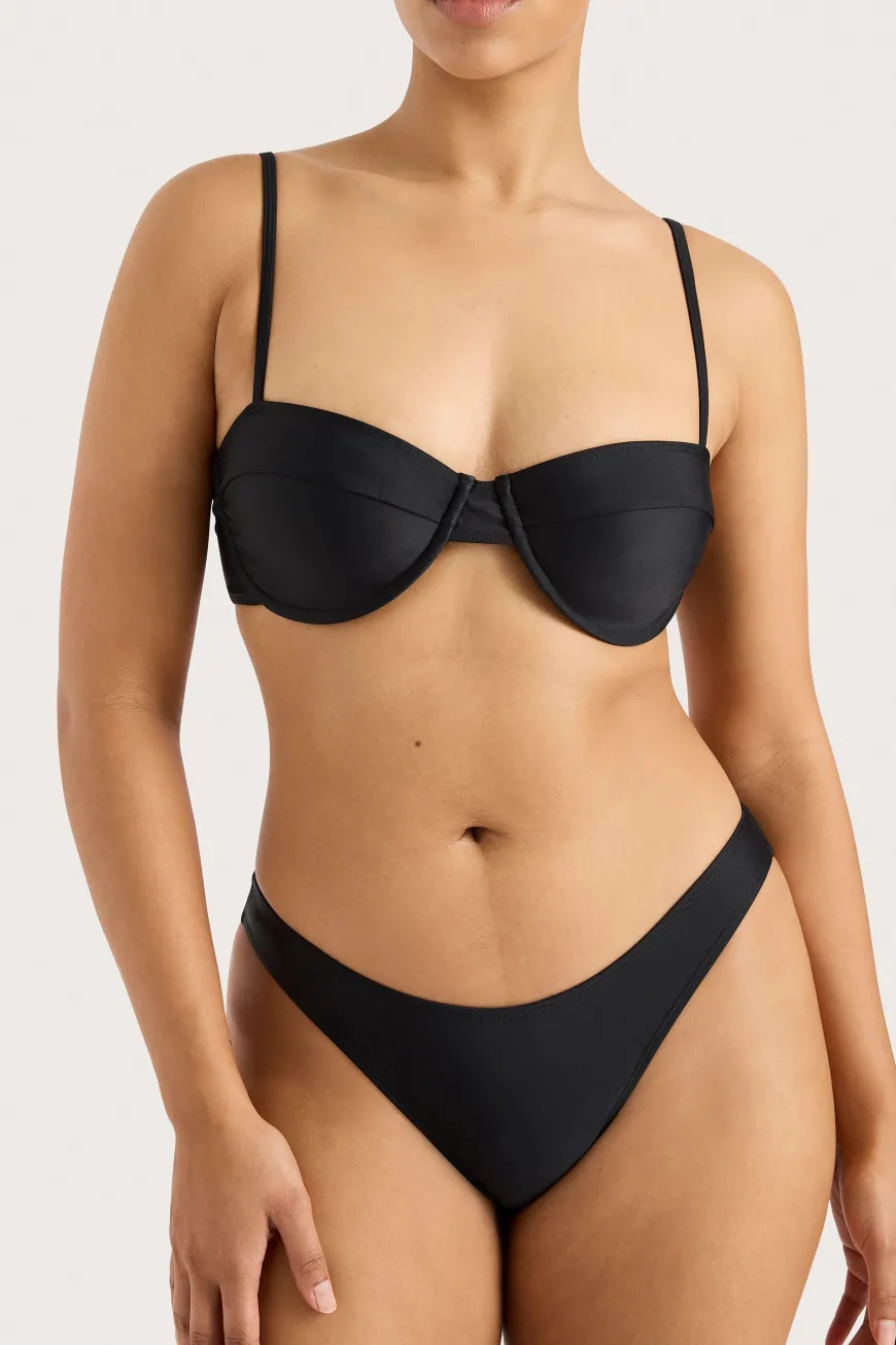 Bebe Bikini Bottom Black