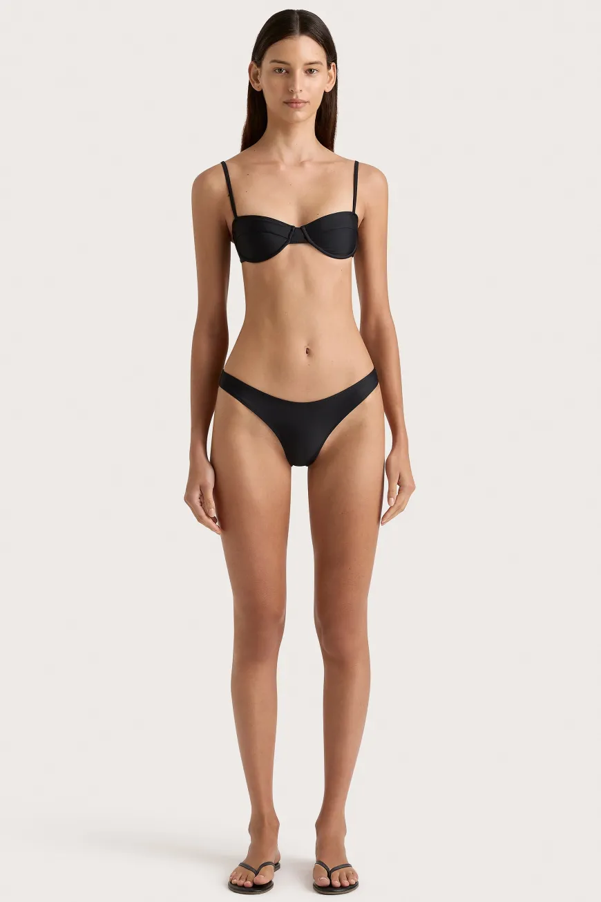Bebe Bikini Bottom Black