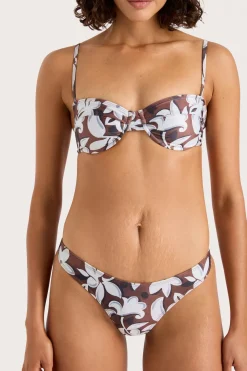 Bebe Bikini Bottom Plumeria
