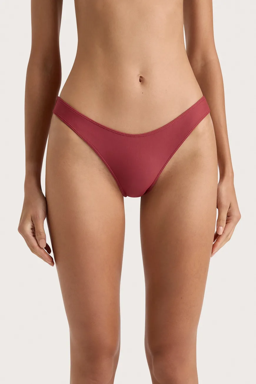 Bebe Bikini Bottom Wine