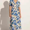 Bellavista Midi Dress Isadora Floral Navy - Final Sale