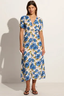 Bellavista Midi Dress Isadora Floral Navy - Final Sale