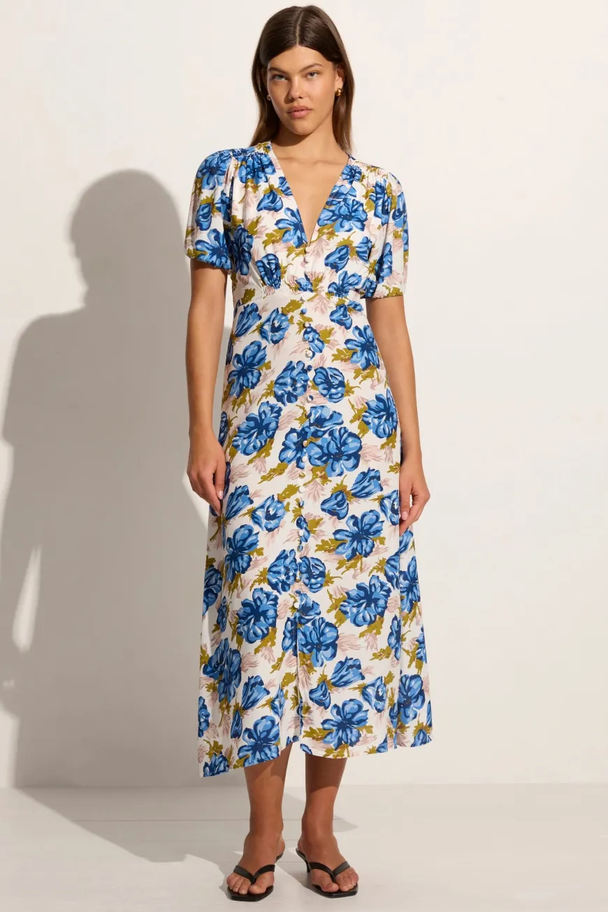 Bellavista Midi Dress Isadora Floral Navy - Final Sale