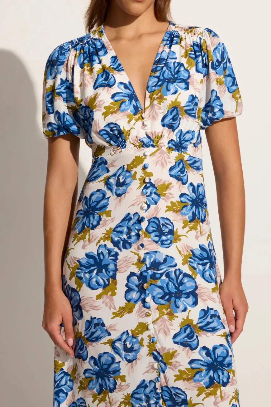 Bellavista Midi Dress Isadora Floral Navy - Final Sale