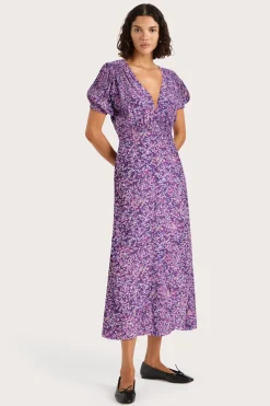 Bellavista Midi Dress Meander Micro Purple
