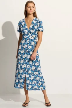 Bellavista Midi Dress Vita Bella Floral Blue (Exclusive) - Final Sale