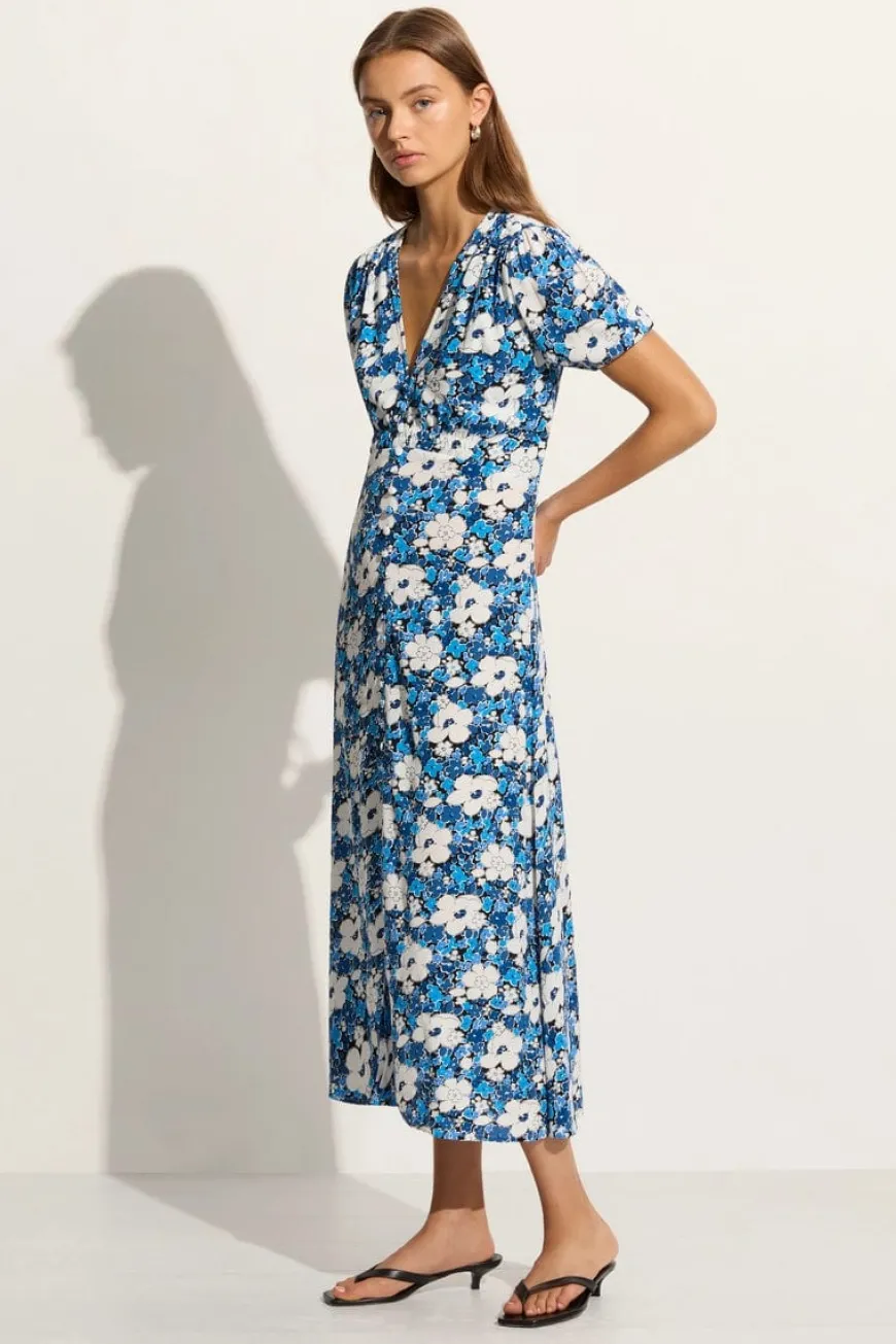 Bellavista Midi Dress Vita Bella Floral Blue (Exclusive) - Final Sale
