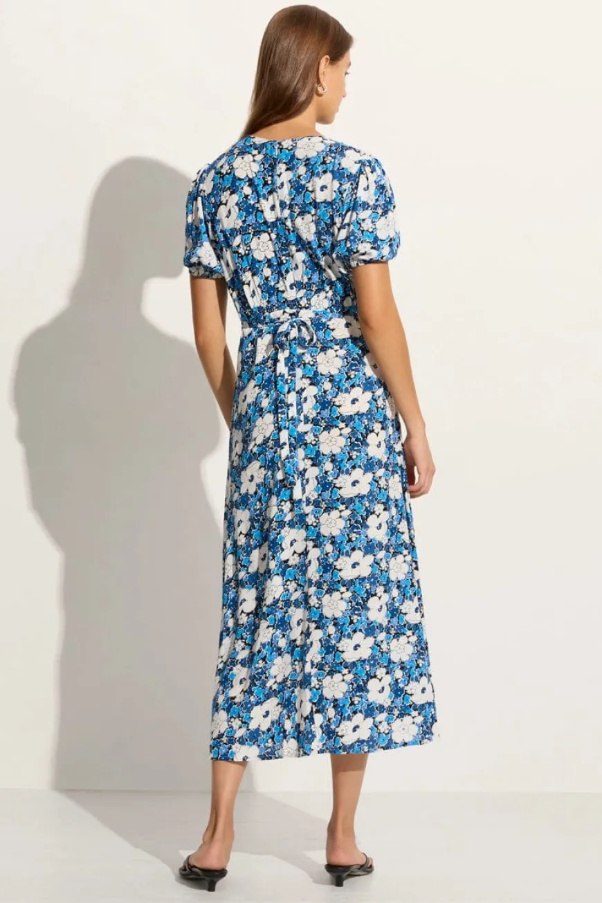 Bellavista Midi Dress Vita Bella Floral Blue (Exclusive) - Final Sale