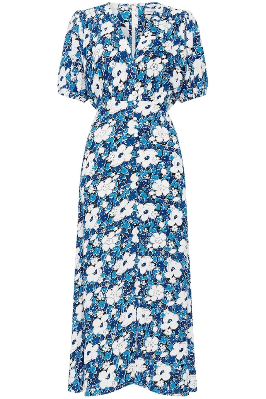 Bellavista Midi Dress Vita Bella Floral Blue (Exclusive) - Final Sale