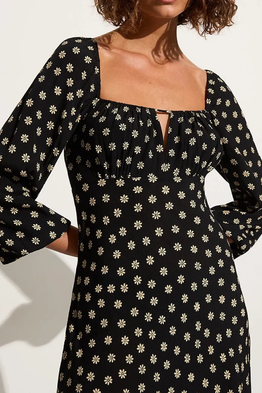 Benedita Midi Dress Las Flores Floral - Final Sale