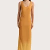 Biarritz Tank Maxi Dress Terracotta Ombre