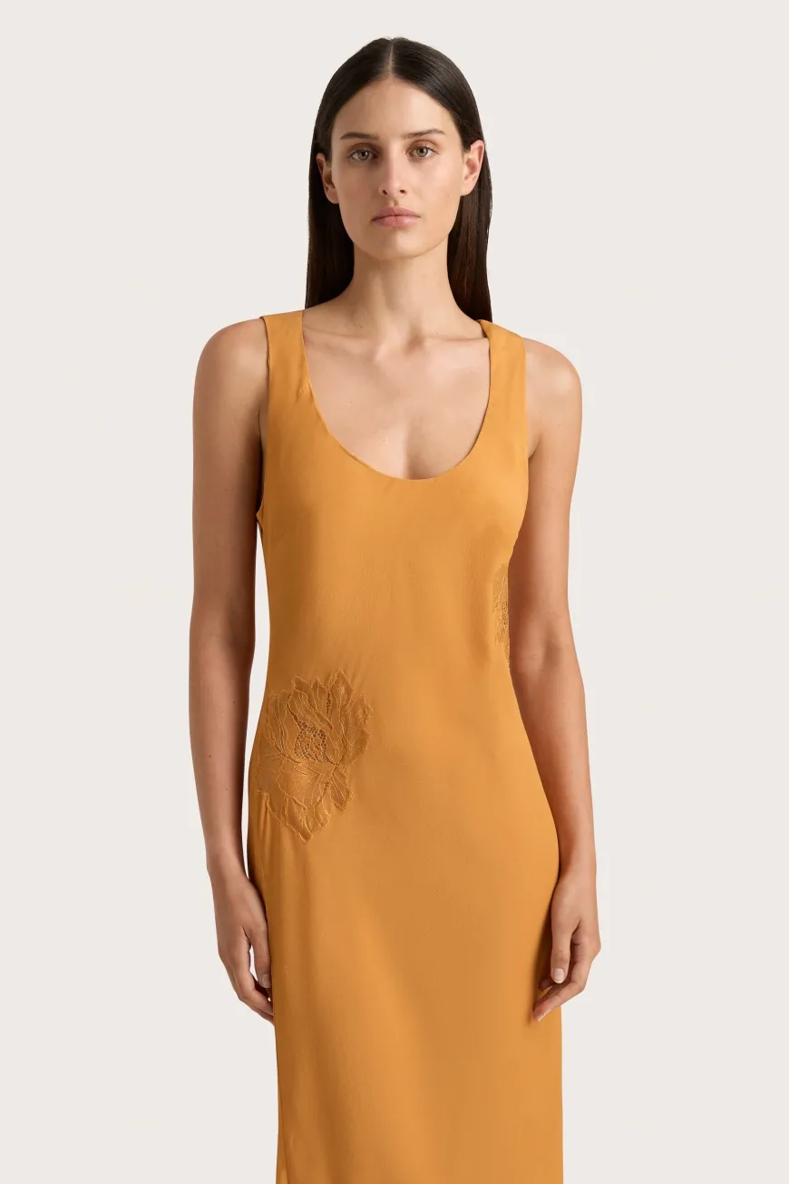 Biarritz Tank Maxi Dress Terracotta Ombre