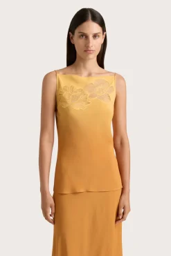 Biarritz Top Terracotta Ombre