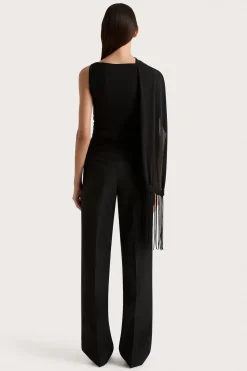 Bijou Asymmetric Top Black