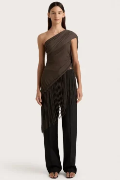 Bodil Top Chocolate Brown