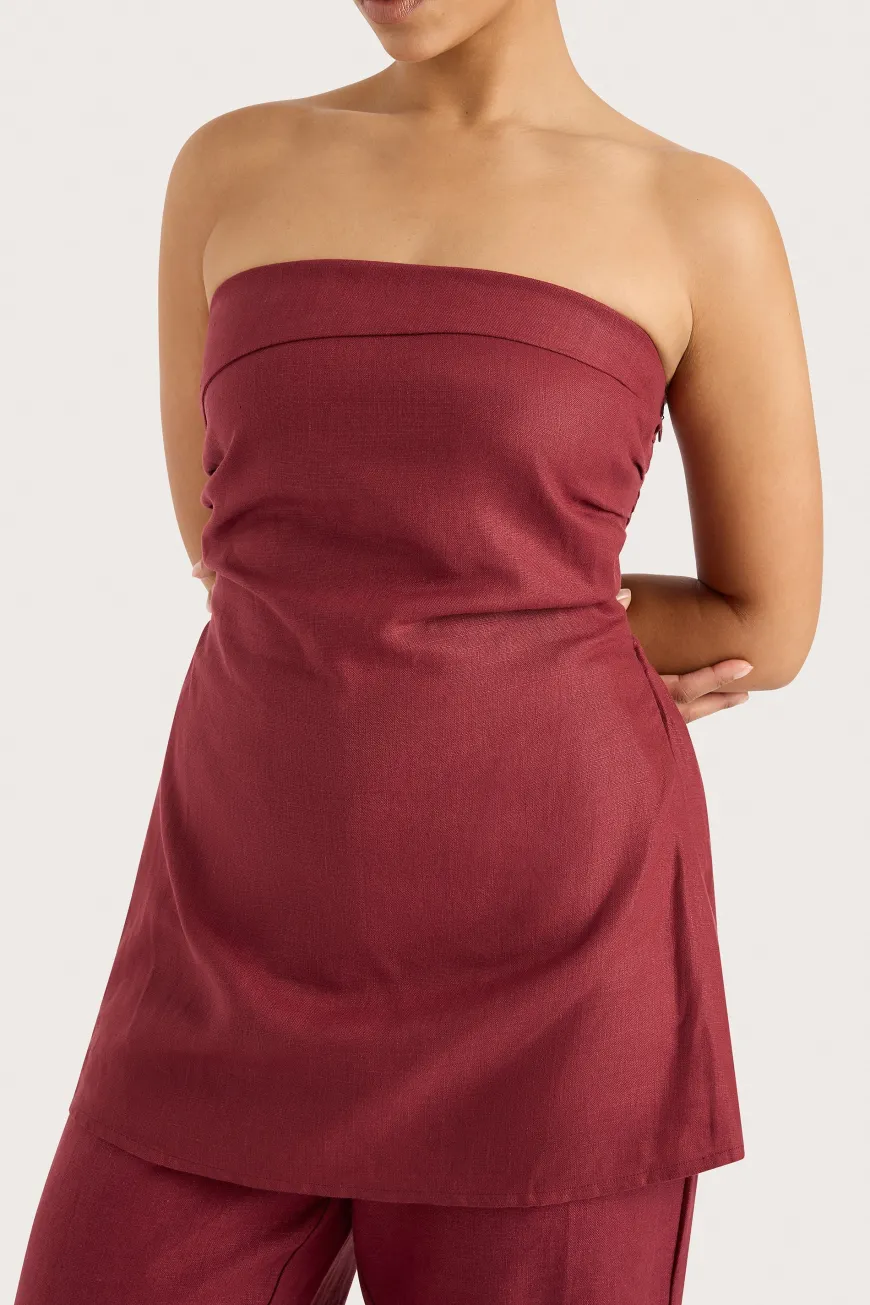 Boe Tunic Top Wine