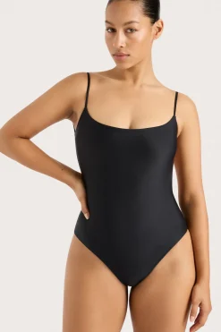 Cabo String One Piece Black