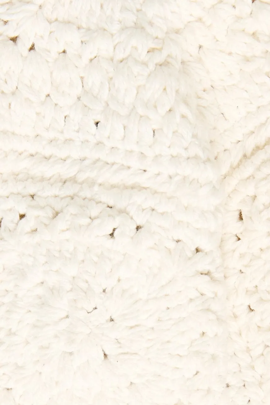 Cala Bianca Crochet Hat Off White