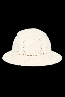 Cala Bianca Crochet Hat Off White